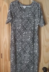Black & white LulaRoe Dress